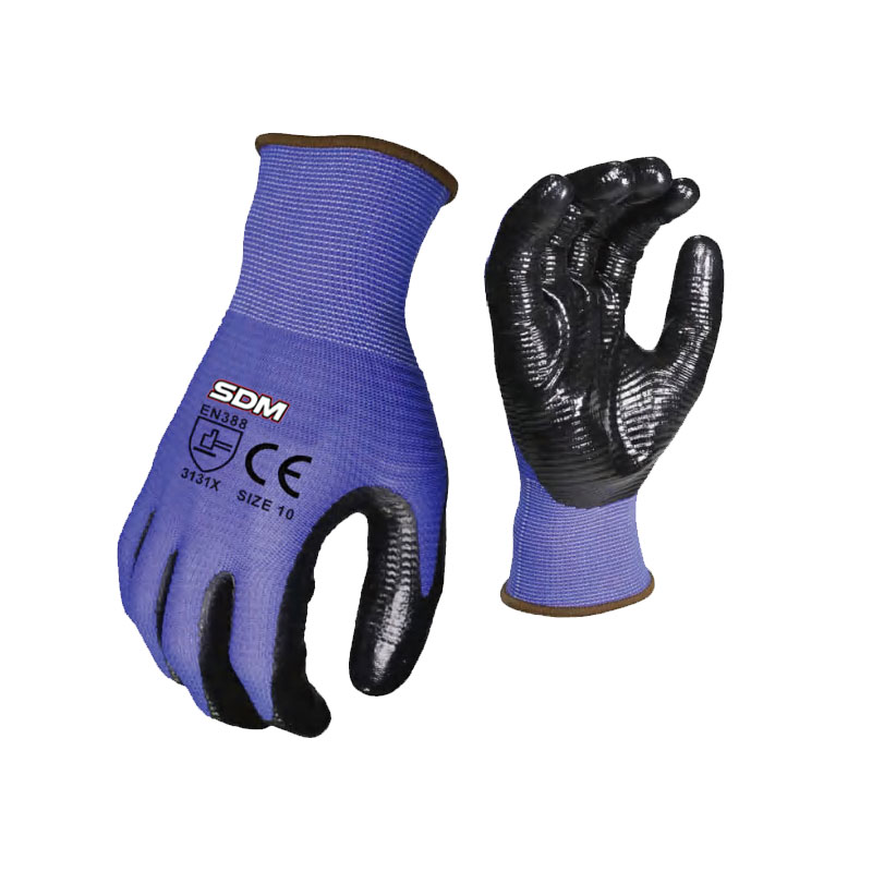 Oil Resistant Smooth Nitrile Gloves