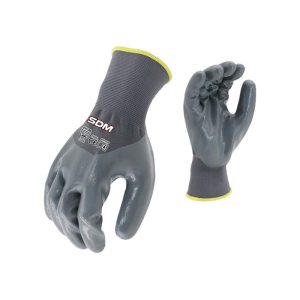 Waterproof Smooth Nitrile Gloves-Knuckle Style