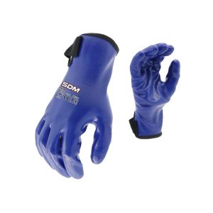 Waterproof Smooth Nitrile Gloves Fully & Open Cuff