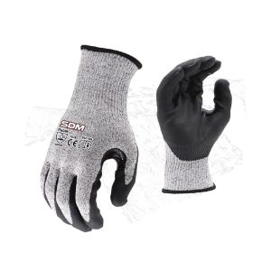 Cut Resistant Foam Nitrile Gloves Reinforced Crotch