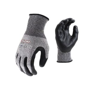 Cut Resistant Foam Nitrile Gloves – Dotted Palm